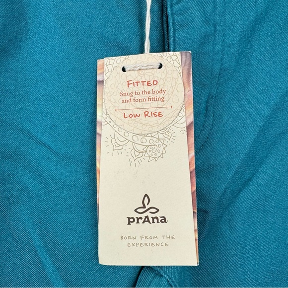 PRANA Low Rise Kara Stretch Jeans in Cool Green, Size 10, NWT! - Picture 4 of 7
